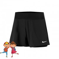 Nike Dri-Fit Victory Short Lány Tenisz Rövidnadrág Fekete/Fehér