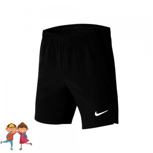 Nike Court Flex Ace Short Fiú Tenisz Rövidnadrág Fekete Fehér