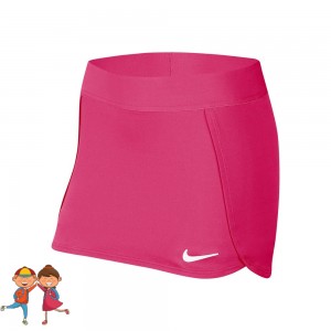 Nike Court Lány Tenisz Szoknya Rózsaszín Fehér
