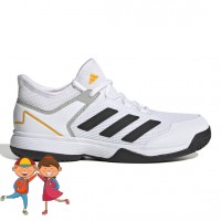 adidas Adizero Ubersonic 4 Jr. All Court Gyerek Egynemű Teniszcipő Fehér, Fekete, Sárga