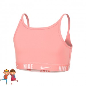 Nike Big Kids Sport-BH Lány Sportmelltartó Rózsaszín, Fehér