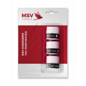 MSV - Tac Perforated Perforált Overgrip 3 Db. Fehér