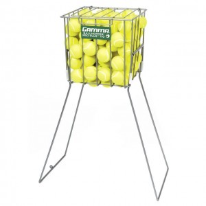 Gamma - Ballhopper Pro Plus Kosár 110 Db. Teniszlabdának Ezüstszínű
