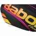 Babolat - Pure Aero Rafa 2021 Tenisz Táska X12 Teniszütőnek Fekete/Sárga/Narancssárga/Lila