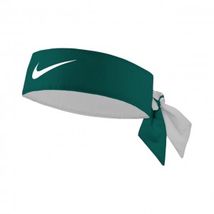 Nike Promo Headband Bandana Férfi Fejpánt Sötét Zöld, Fehér