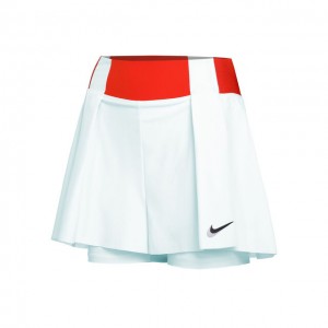 Nike N.Y. Court Dri-Fit Slam Shorts Női Tenisz Rövidnadrág Világoskék, Piros, Fekete