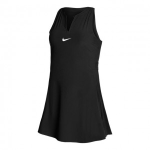 Nike Dri-Fit Advantage Női Tenisz Ruha Fekete, Fehér