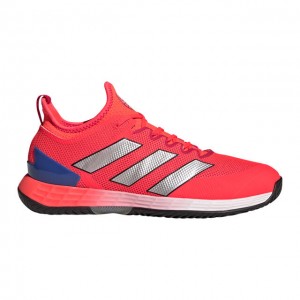 adidas Adizero Ubersonic LanzaT 4 All Court Férfi Teniszcipő Piros, Kék, Ezüstszínű
