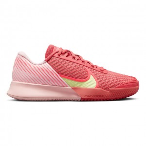 Nike Air Zoom Vapor Pro 2 Clay Női Salak Teniszcipő Korall Rózsaszín, Világosrózsaszín, Sárga  