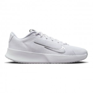 Nike Court Vapor Lite 2 All Court Női Teniszcipő Fehér, Ezüstszínű