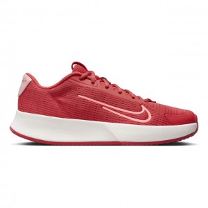 Nike Court Vapor Lite 2 Clay Női Salak Teniszcipő Piros, Korall Rózsaszín, Fehér