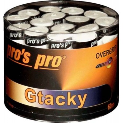 Pro's Pro Gtacky Standard Overgrip 60 Db/Doboz Fehér