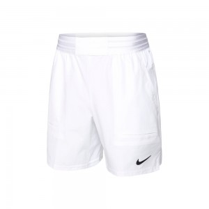Nike London Court Dri-Fit Slam LN NT Short Férfi Tenisz Rövidnadrág Fehér, Fekete